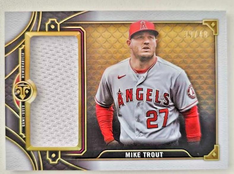 2022 Topps Triple Threads - Mike Trout #SJR1-MT2 - 1 of 1