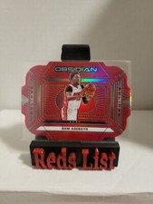 2020-21 Panini Obsidian Eclipsed Red Floor Die-Cut Bam Adebayo Miami Heat 