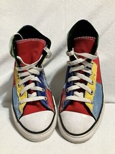 Converse Chuck Taylor All Star Hi Sneaker - Youth 3. Patchwork Multicolor. Clean