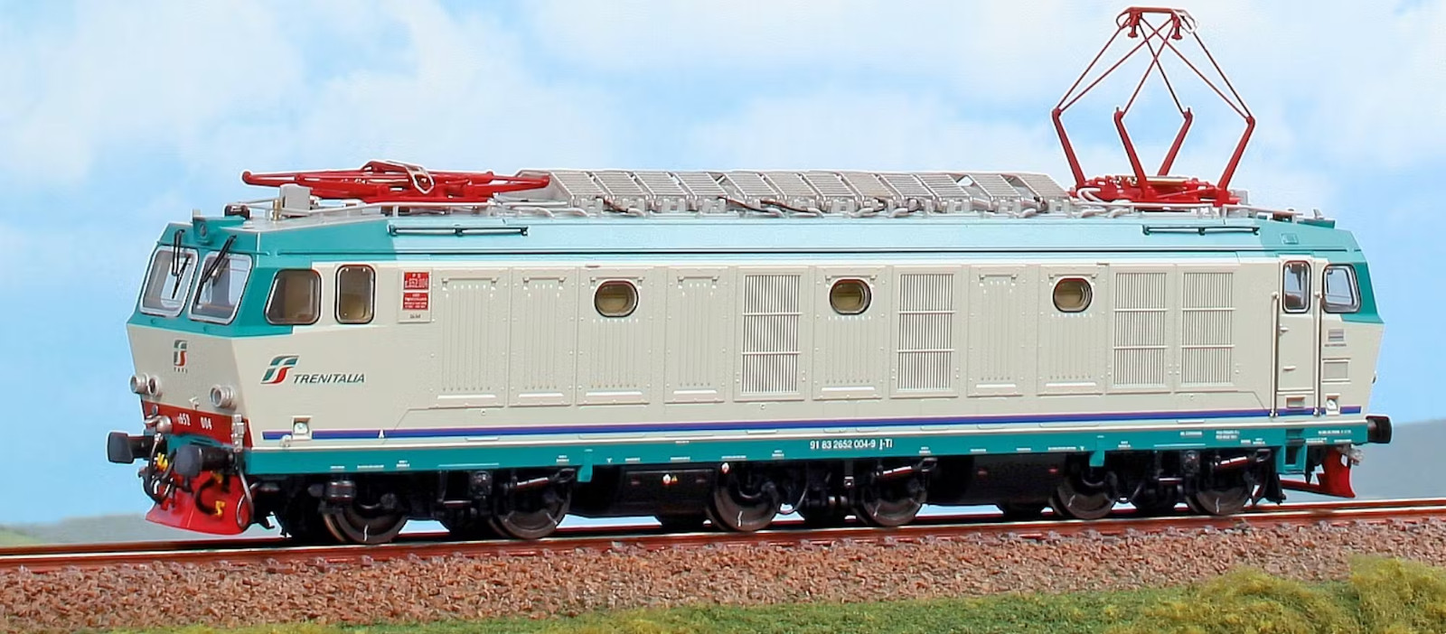 Acme 69602 E652 004 Xmpr2 Logo Trenitalia Green/Red, Imc Cervignano Dcc Sound
