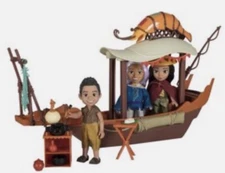 Disney Raya And The Last Dragon Crew Shrimporium Boat Petite Playset Shrimp Doll
