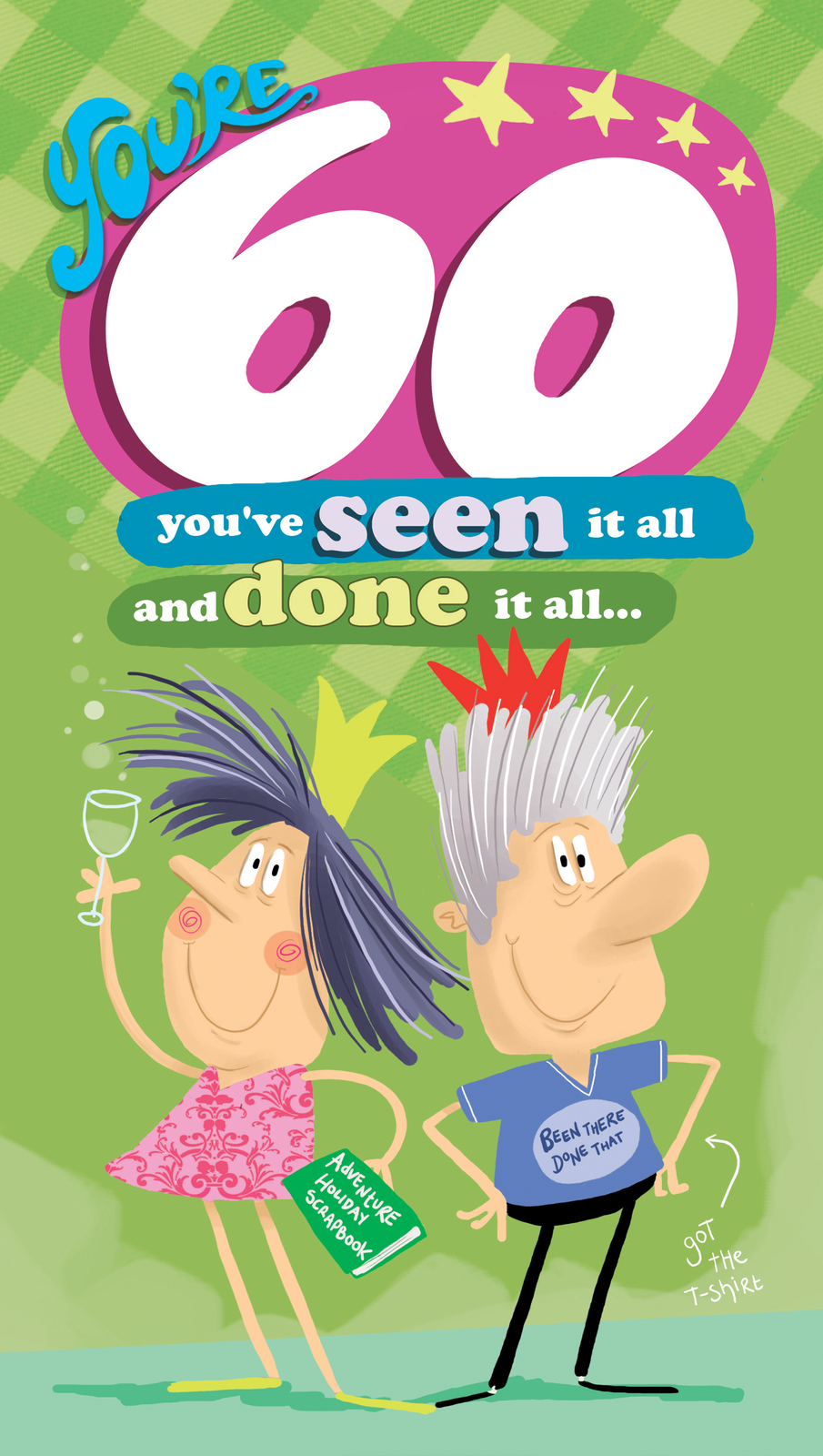 60th Seen It And Done It Humour Birthday Card Funny Quitting Hollywood Cards