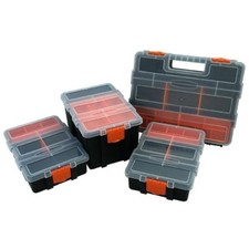 4pc Storage Organiser Box for Screws Nails Nuts Craft Carry Case Tool Box NEW