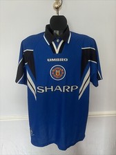 1996-98 Manchester United Third Shirt Original 2XL XXL