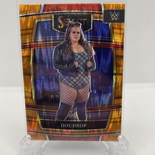 Doudrop 2022 Panini Select WWE Concourse Retail Orange Flash Prizm Card #27