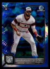 2022 Bowman Chrome Sapphire Jake Burger 47 RC | Chicago White Sox