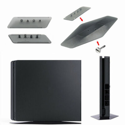 Transparent Konsole Vertikal Ständer Standfuß Wärmeableit Dock Für PS4 Slim/Pro