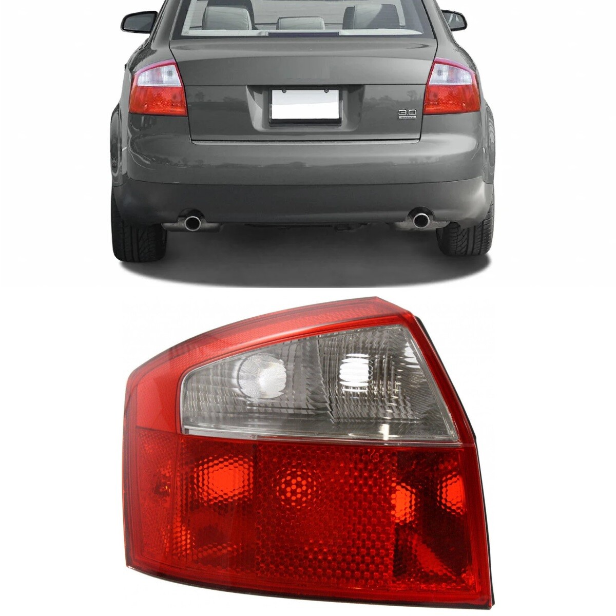 For 2002 2003 2004 2005 AUDI A4 Tail Light Driver Side AU2818113