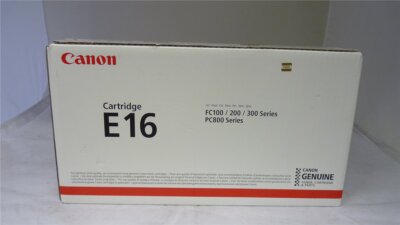 Original Canon 1492A003 E16 Toner schwarz für FC 100 PC 300 in OVP