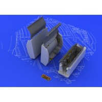 MW22 Eduard 648049 MIG-21 Wheel Wells 1/48 Brassin For Eduard