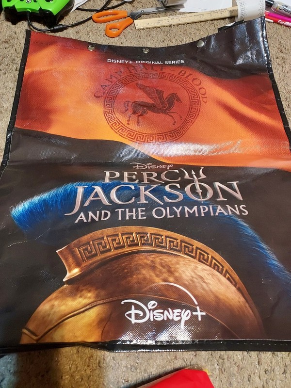 2023 SAN DIEGO COMIC CON EXCLUSIVE Swag Bag PERCY JACKSON & THE OLYMPIANS Disney