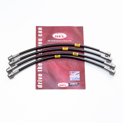 Porsche 997 Turbo GT2 Front / Rear Braided Brake Lines Stainless Hel Performance