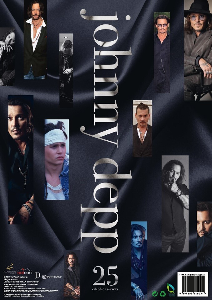 Johnny Depp 2025 A3 Calendar Premium Quality RARE EDITION eBay