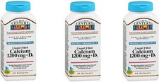21st Century Calcium 1200mg + D3 Liquid-Fille...