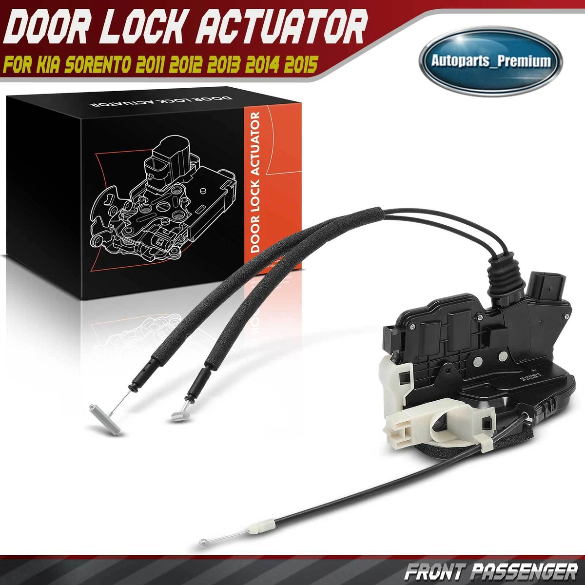 81310-2P000 Actuador De Cerradura De Puerta Delantera Izquierda De China 813102 P000 Para Kia Sorento 2010 2011 2012 2013 2014 2015 / Piezas Exteriores