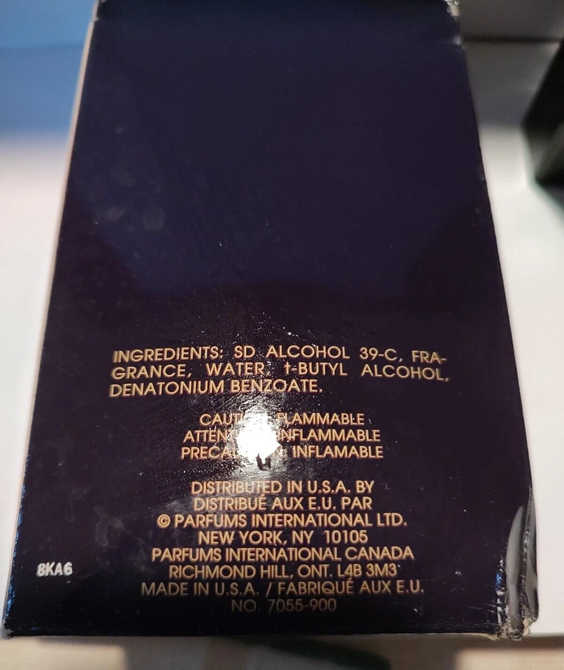 ELIZABETH TAYLOR'S PASSION FOR MEN COLOGNE VAPO 4 FL OZ VINTAGE 90's BOX SHOWN - image 4 of 4