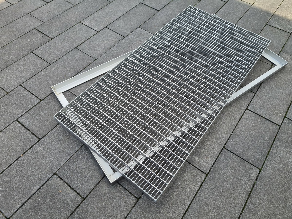 ACO Gitterrost Mit Zarge Stahl Verzinkt 80 Cm X 50 Cm MW 30/10 Kaufen