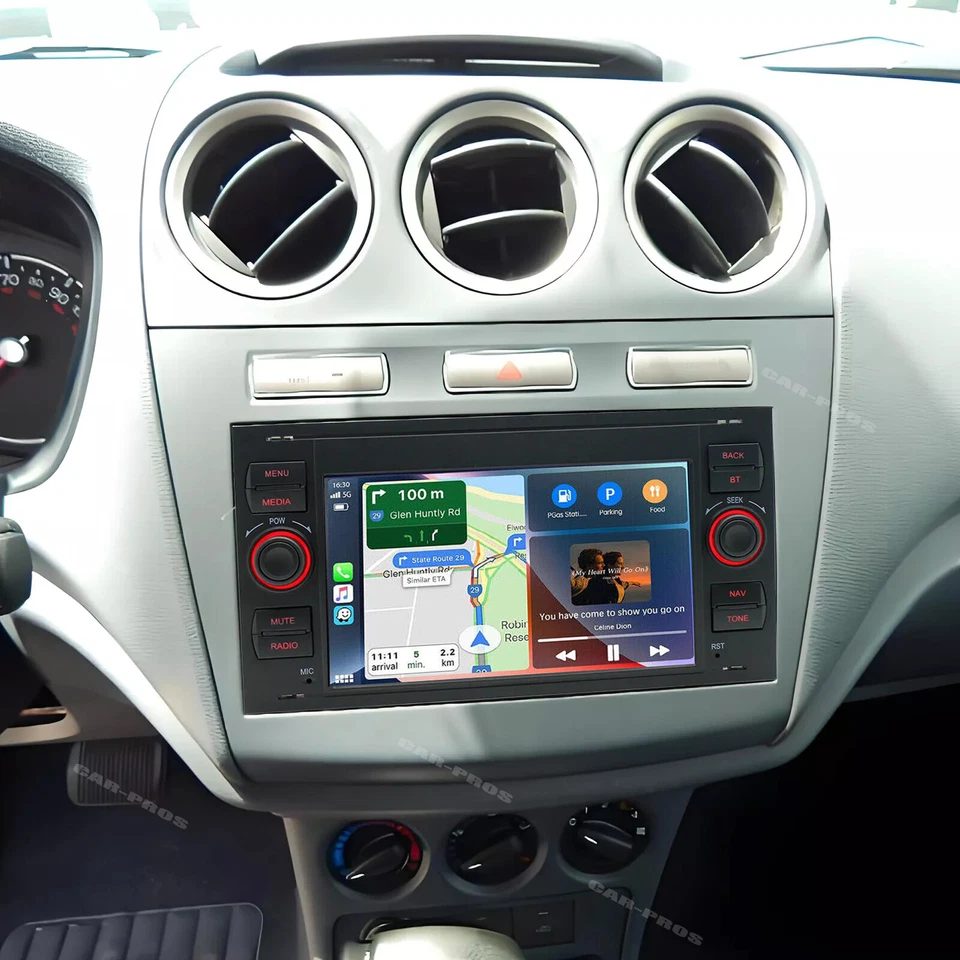 Radio estéreo para automóvil Ford Transit Connect Android 13 Carplay 2010-2012 navegación GPS Foto 4 de 4