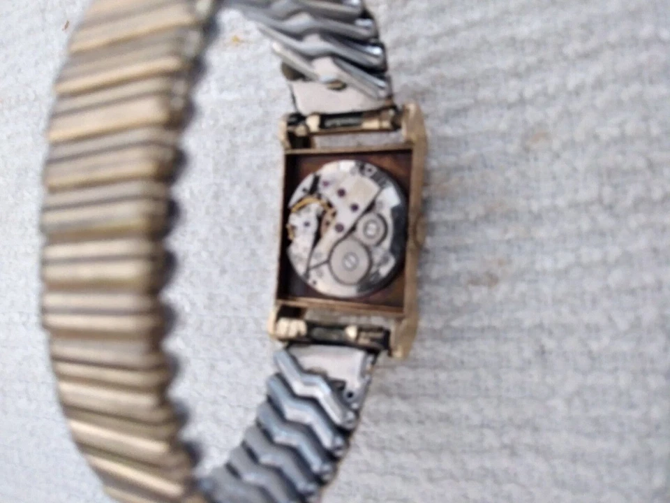 Reloj Pulsera Cortebert Vintage Damas Muy Raro Caja Oro Sólido 14 K 17 Joyas   Foto 3 de 4