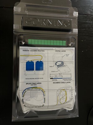 Corning 12F  Pigtailed Splice Cassettes #CCH-CS12-B3-P00RE , LC/APC