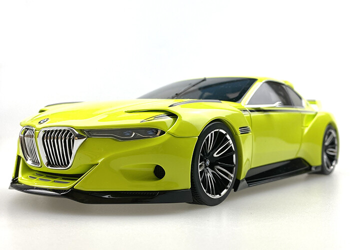 Norev 1:18 BMW CSL 3.0 Hommage Diecast Model Car Toys Hobby