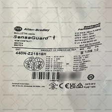 New Allen-Bradley 440N-Z21S16H Non Contact Switch SensaGuard 18mm Dia 8 Pin