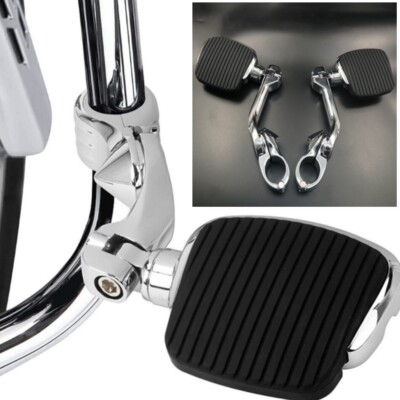 Blk Foot Pegs Rest Pedal 1.25''Highway For Harley Touring Sportster Softail Dyna