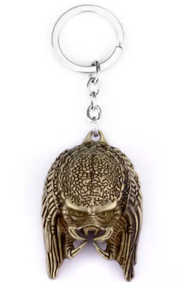 Alien Vs Predator Film Keyring Prey Movie AVP Metal Head Mask Combat UK STOCK