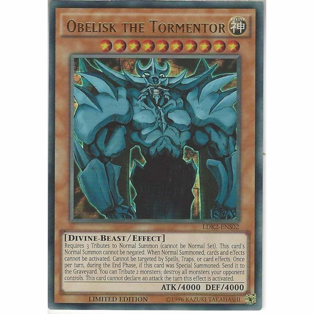 yugioh god cards wiki Amazon.com: Yu-Gi-Oh! TCG: Egyptian God Decks: Slifer The Sky Dragon,  Obelisk The Tormentor : Toys & Games