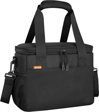 JETech 10L Insulated Lunch Bag for Women and Men, Leakproof 10.6"L x 6"W x 7.8"H