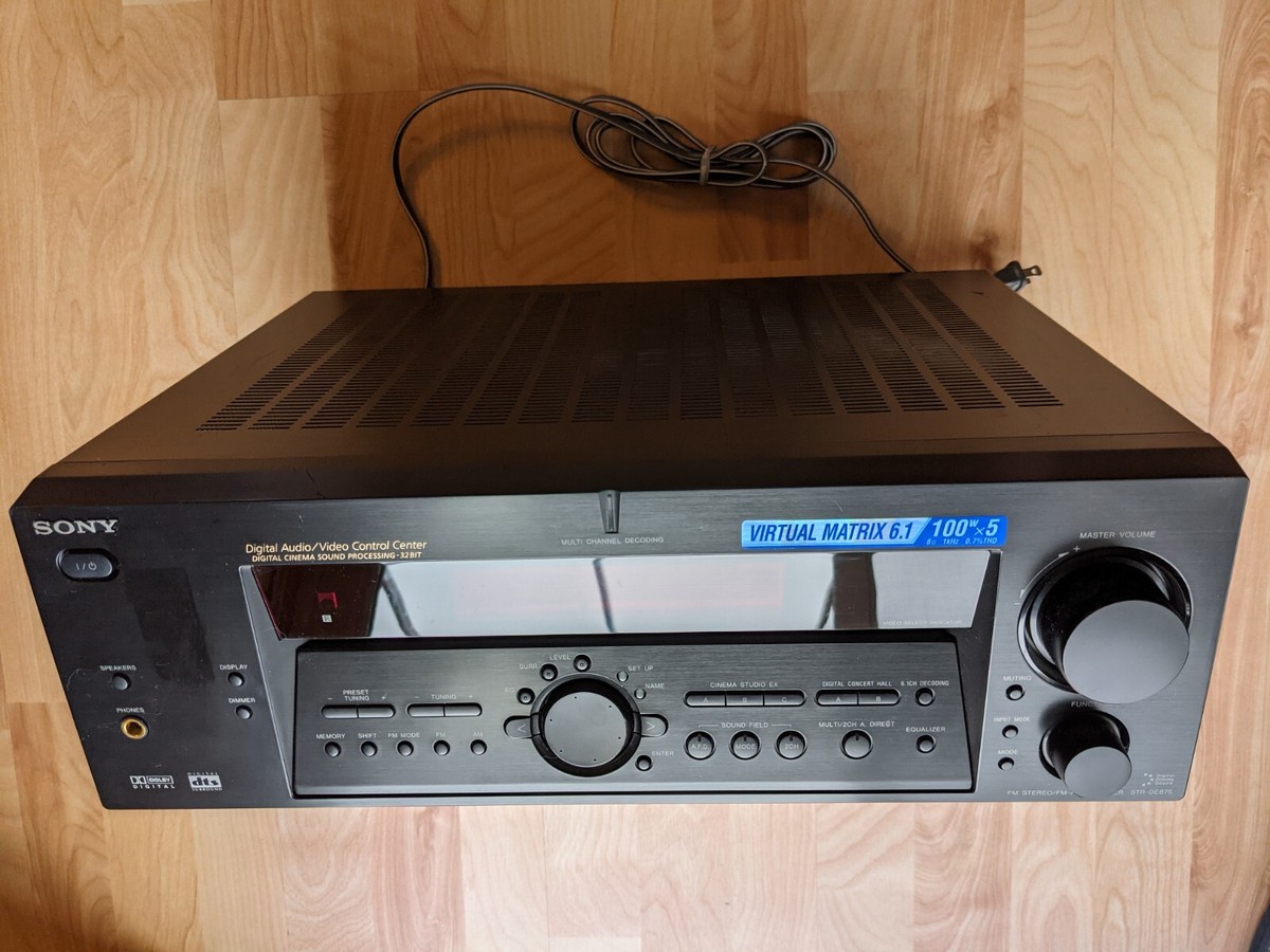 Sony STR-DE875 Receiver HiFi Stereo Vintage 5.1 Channel Home Sony STR-DE875 Receiver HiFi Stereo Vintage 5.1 Channel Home