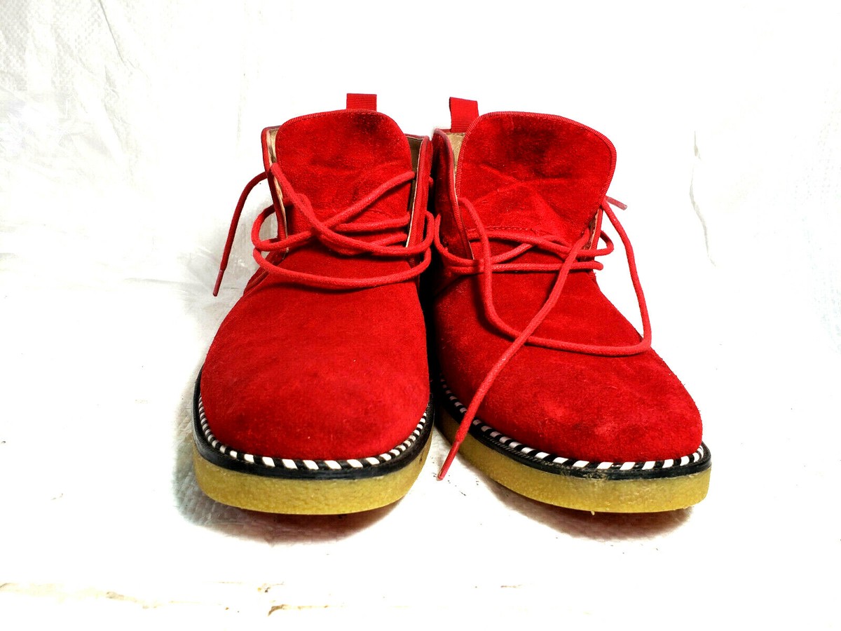 Christian Louboutin Cream and Red Men\'s Boots Christian Louboutin Men main image 4