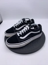 Vans Unisex Off The Wall 507452 Black Casual Shoes Sneakers Size M 6 W 7.5