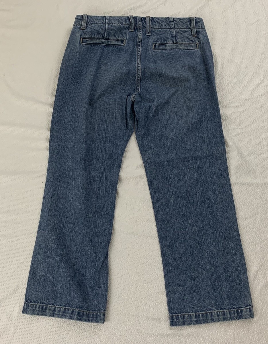 Jean Capri Femme GAP - Taille 6 - Délavé Foncé (Dark Wash) - 100% Coton - Neuf Sans étiquette