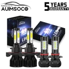 For Ford F 150 2004-2014 10000K LED Headlight Hi/Lo + Fog Light Bulbs Combo 4x