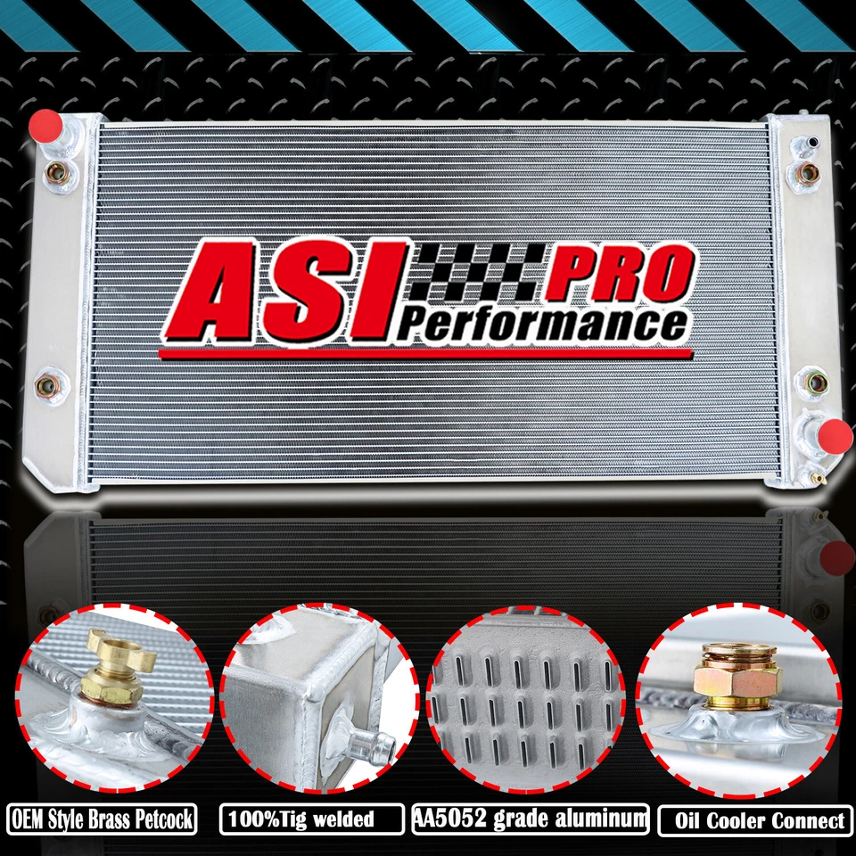 3Row Radiator for 2003-2007 Chevy GMC C4500 C5500 C6500 Topkick/ Kodiak 6.6 8.1 - Image 2 of 4