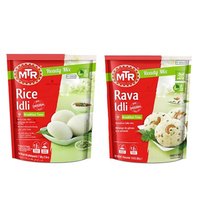 MTR Idli Special Combo Mix | Assorted Pack of 2(Rava Idli, Rice Idli Mix) - 500g