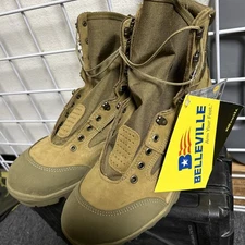 Belleville MCB Mountain Hiker/990 Combat Boots MENS 10 W Brown Vibram GoreTex