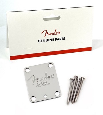 REAL Fender Corona California NECK PLATE Strat / Tele J P Bass w