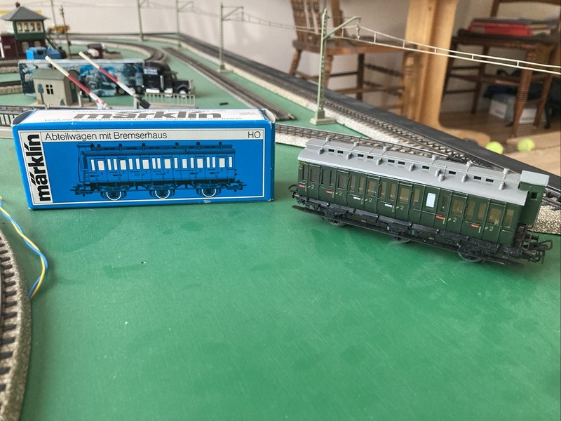 Marklin 4005 Compartment Coach With Brakeman’s Cab Mint With Box