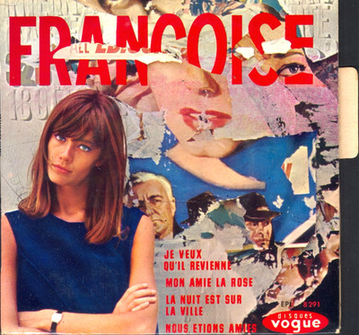 FRANÇOISE HARDY 45T EP1964 Vogue EPL 8291 Meine Freundin die Rose NEU + ZUNGE