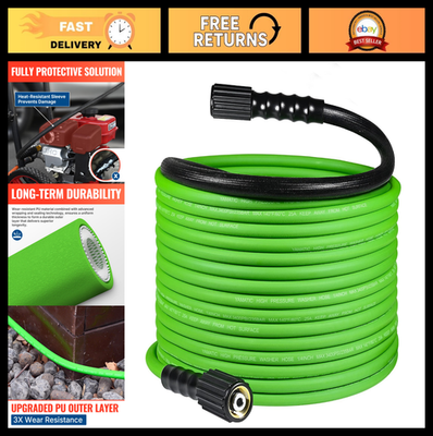 #ad #ad 50FT Pressure Washer Hose 3400 PSI 1 4quot; Kink Resistant Durable Replacement Hos $72.99