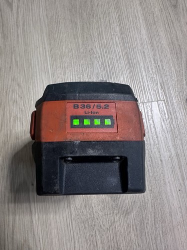 HILTI B36 5.2 36V 5.2 Ah High Capacity Lithium Battery OEM GENUINE