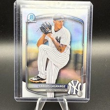 2025 Bowman Draft #BDC-132 Carlos Lagrange Chrome Refractor