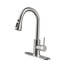 Kitchen Faucet with Pull-Down Spray Single Handle high arc Commercial