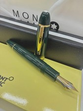 Montblanc Meisterstuck 149 Army Green Fountain Pen - Medium Nib Golden Trims Jum