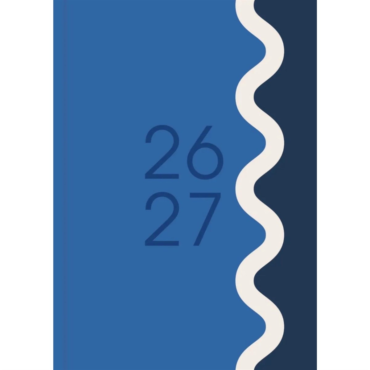Blue Vibrant Academic Day To View A5 Diary 2026 - 2027, Gift