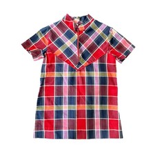 Vintage Youngland Toddler Children Plaid Dress