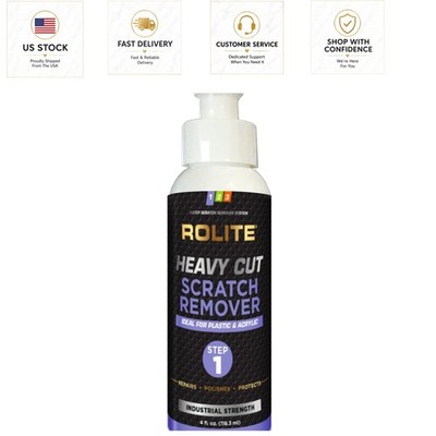Restorative 4 Fl. Oz. Heavy Cut Scratch Remover for Headlights & Marine Glass