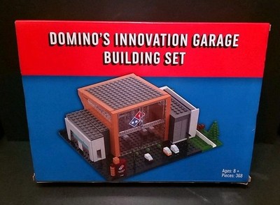 Domino s Innovation Garage Building Set 368 Pc Brick Loot NEW Sealed Limited